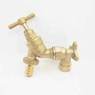 1/2 inch BSP Water Taps with Brass Wall Plate Fixture BS1010-2 ... 