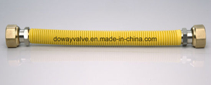 Stainless Steel 304 Nature Gas Meter Hose with Nut (DW-GH13)