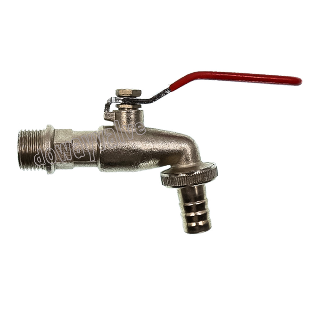 600wog Design Stainless Steel Handle Brass Water Tap