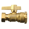Water Meter Brass Ball Valve with Female and Free Nut (DW-LB001)