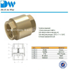 OEM/ODM Factory Forged Brass Non Return Spring Check Valve Inline Plasted in Polymer (DW-CV014)