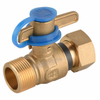 Brass Angle Forged Lockable Ball Valve (DW-LB010)