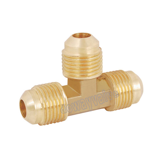 Brass Female Flare Coupling for Tube and Pipe