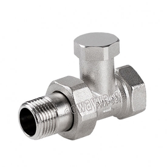 Brass Radiator Valves Straight Type Without Handle （DW-RV012）