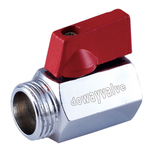 Forged Brass Mini Ball Valve Female and Male (DW-B302)