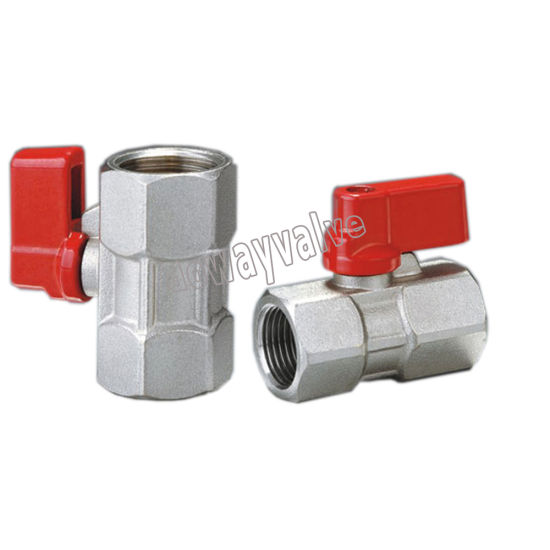 Chroming Plated Mini Ball Valves with Removable Handles （DW-B375）