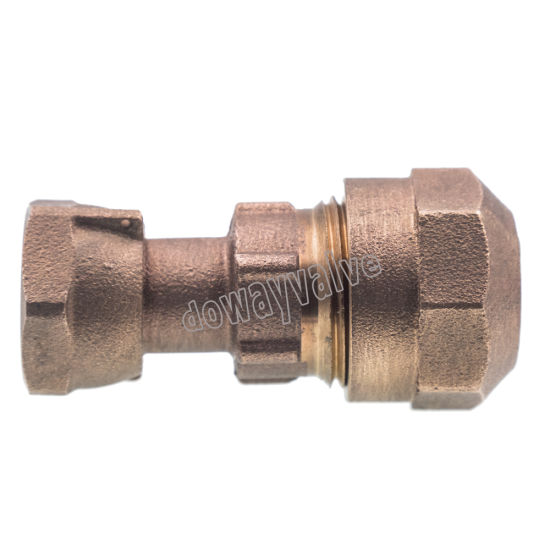 3/4" Lead Free Brass Water Meter coupling for 5/8 x 3/4 