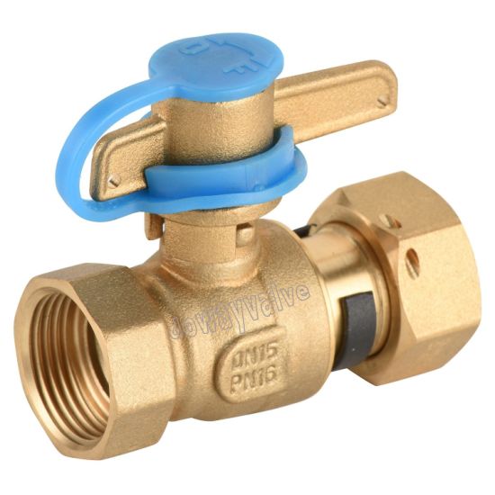 Anti-theft Lockalbe ball valves for water meter system