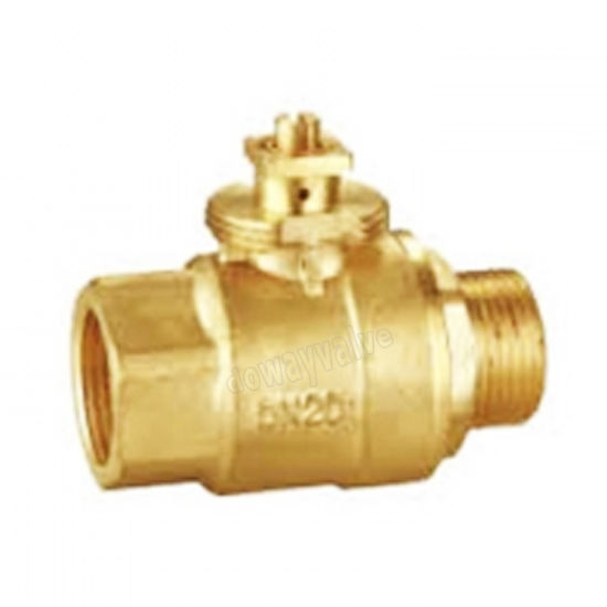 Brass Motorized Ball Valve Body for HVAC （DW-EB002）