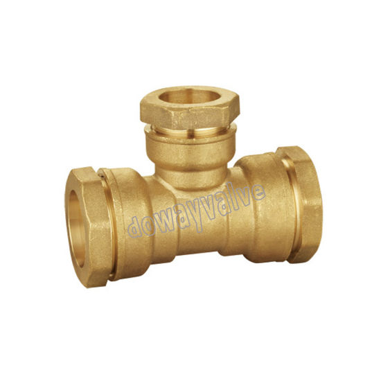 Brass Compression Long Equal Straight Fittings for PE Pipe