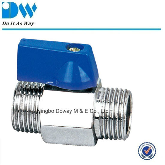 Brass Mini Ball Valve with ABS Handle (DW-B301)