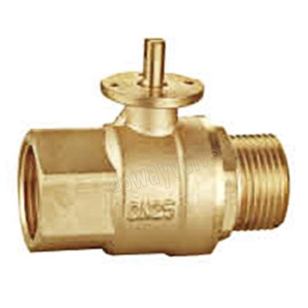 Brass Ball Valve 2 Way Quick Disassembly for Air Conditioning System for Plumbing Systems Motorized Ball Valve 