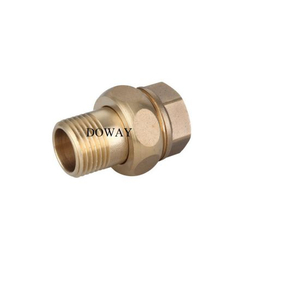 Lead Free Water Meter Coupling Eco Copper Nuts and Liners （DW-WC018）