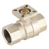 OEM Factory High Quality Nickel Plated Mounting Pad Ball Valve （DW-B504）