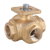 Chinese Factory ISO5211 Full Port Brass Ball Valve with Mounting Pad (DW-B303)