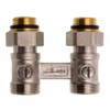 Brass Bypass Radiator Valve with Butterfly Handle （DW-RV040）
