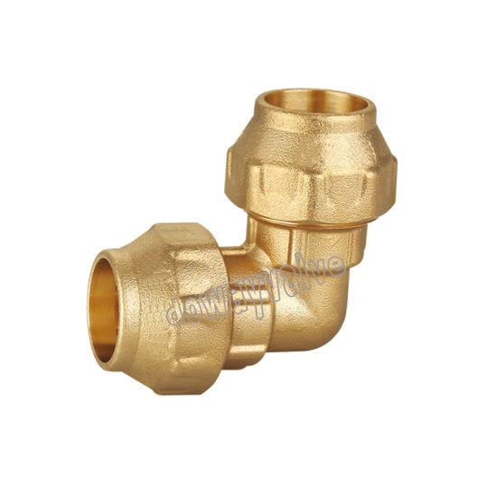 M X C Elbow Brass Compression Fitting for PE Pipe