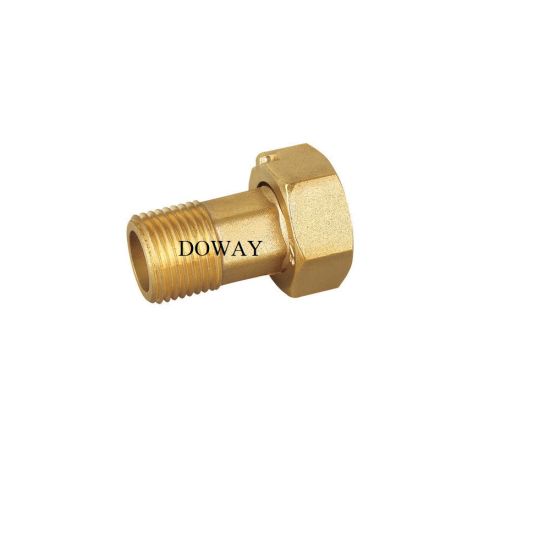 OEM Bronze Brass Water Meter Couplings Connectors for Water Meters （DW-WC019）