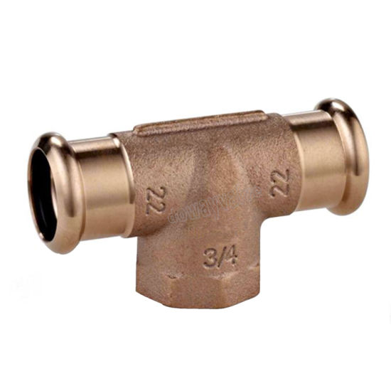 Bronze 90 Degree Fpt X Press Fit Female Elbow