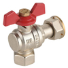 China Manufacturer Custom Nickle Plated Brass Ball Valve with Union (DW-B292)