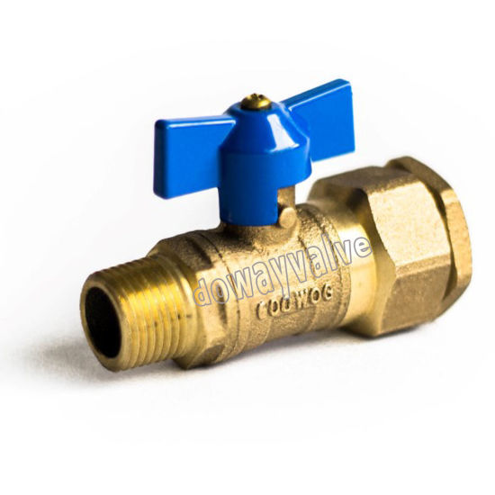 China Factory Customized Bronze Water Ball Valve with Butterfly Handle (DW-BV020)