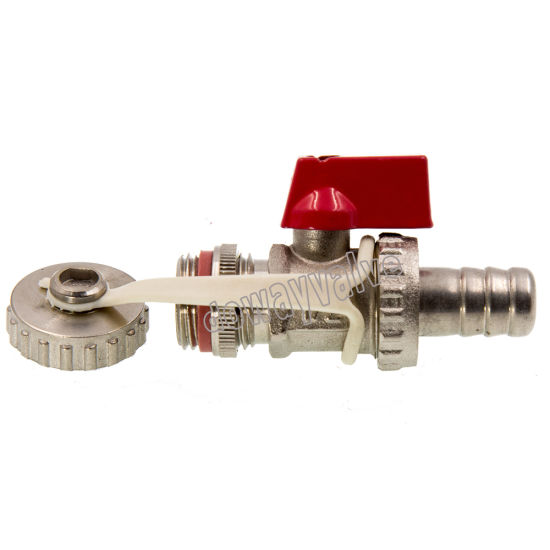 Brass Boiler Drain Ball Valve with Cap