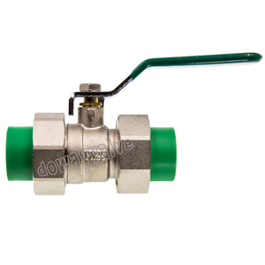 Pn25 Union Brass PPR Ball Valve with Level Handle (DW-PPV005)