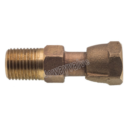 Compression and Swivel End Brass Water Meter Connector （DW-WC007）