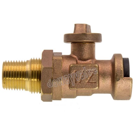 China Supplier Nickel Plated Brass Water Meter Ball Valve